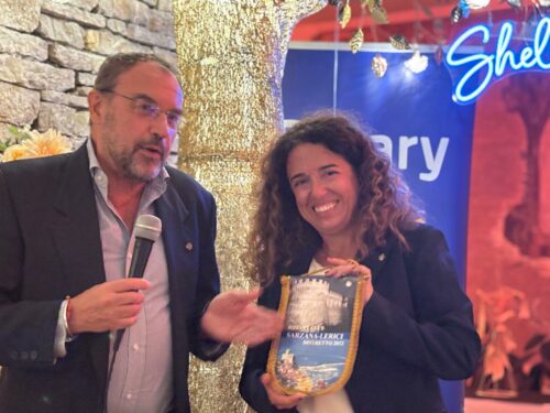 Lettera del nostro presidente, Massimo Gualco ad Anna Mori, Direttore della Gazzetta della Spezia, ospite alla conviviale del 23 settembre.